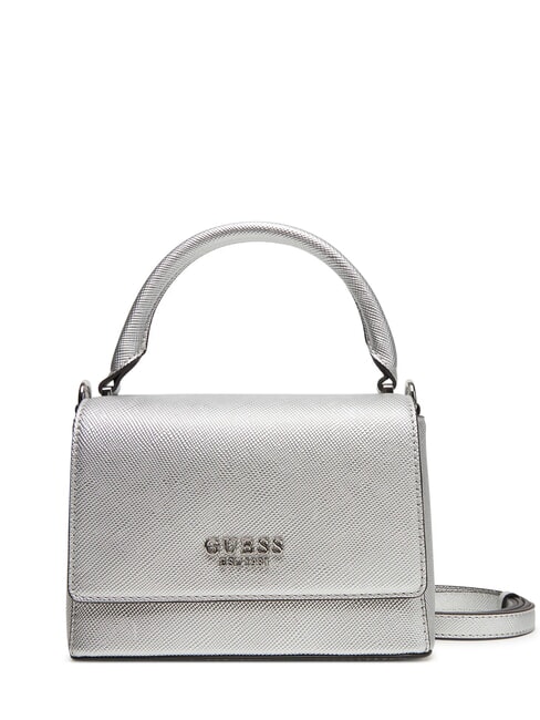 GUESS FEDANA  Mini Hand Bag, with shoulder strap SILVER - Women’s Bags