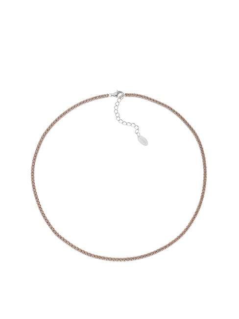 AMEN TENNIS MANIA Choker necklace with zirconia rhodium - Necklaces