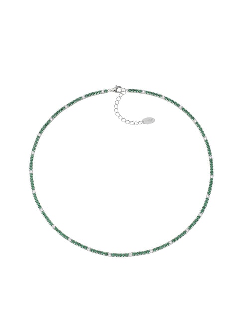 AMEN TENNIS MANIA Choker necklace with zirconia rhodium - Necklaces