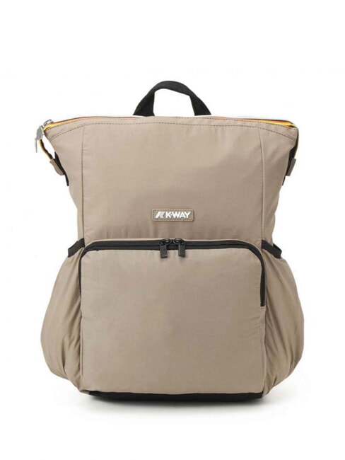 KWAY MAIZY 15.6" laptop backpack beige rope - Laptop backpacks