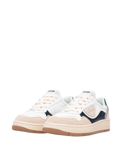 COLMAR AUSTIN BRIEF Sneakers white/navy/bgreen - Unisex shoes