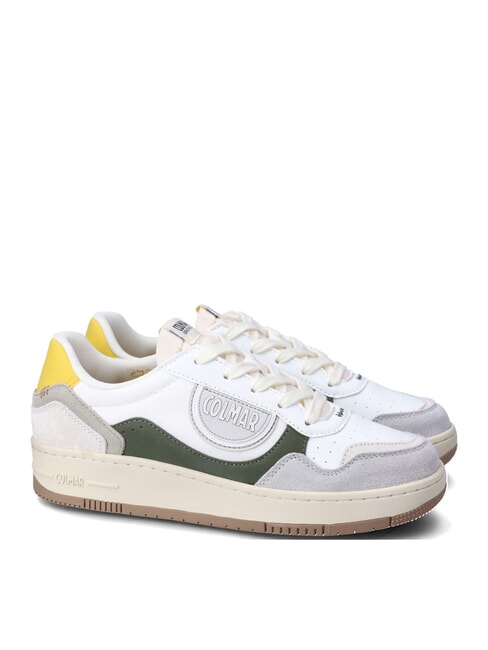COLMAR AUSTIN BRIEF Sneakers white/mgreen/ochre - Unisex shoes