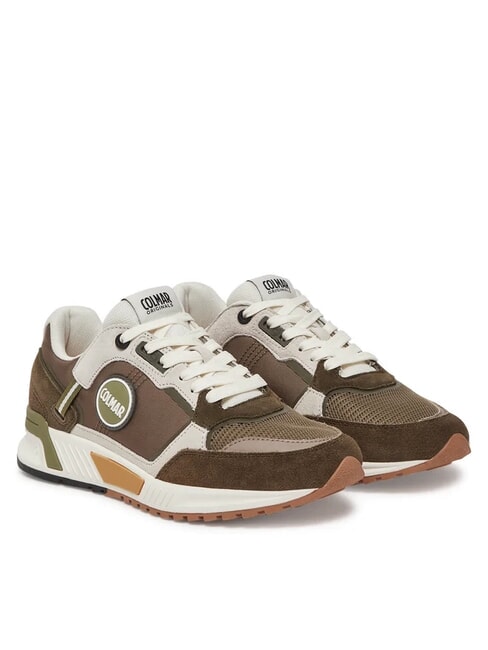 COLMAR DALTON TYPE Sneakers mgreen/owhite/orange - Men’s shoes