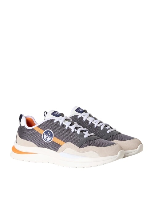 NORTH SAILS HORIZON JET Sneakers gray/warm/orange - Men’s shoes
