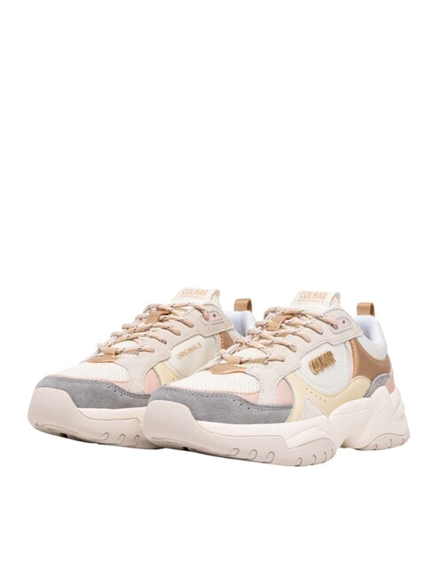 COLMAR TESS VENUS Sneakers white/blushpink/gold - Women’s shoes