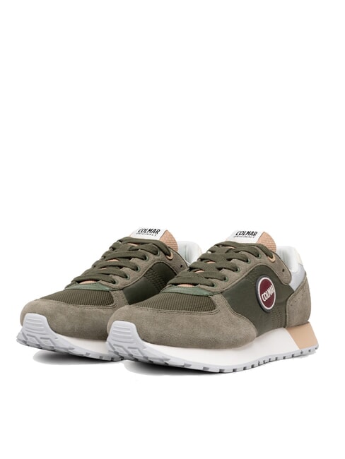 COLMAR TRAVIS AUTHENTIC Sneakers mgreen/beige/ltgray - Unisex shoes