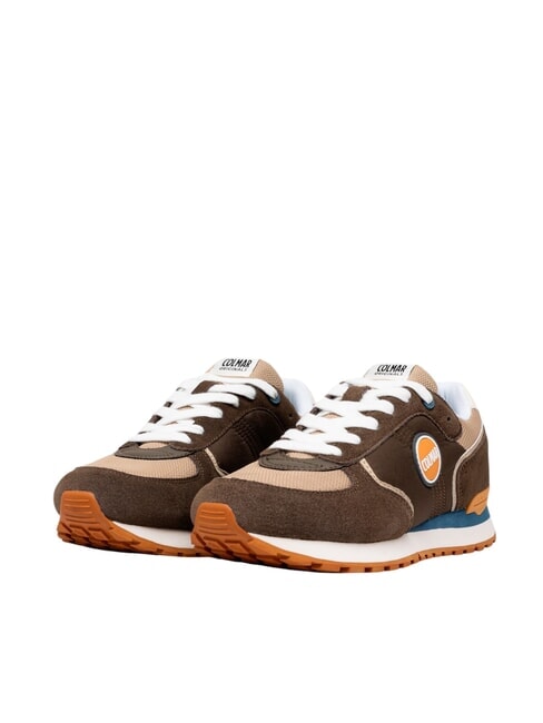 COLMAR TRAVIS BOOST Sneakers mgreen/beige/orange - Men’s shoes