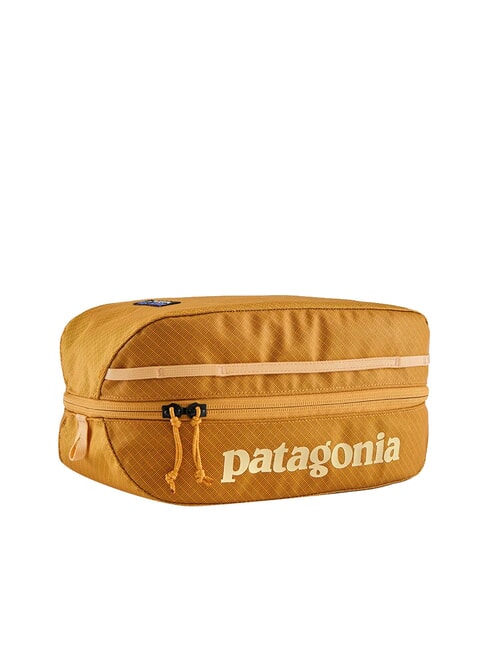 PATAGONIA BLACK HOLE CUBE 3L travel beauty pufferfish gold beeswax tan - Beauty Case