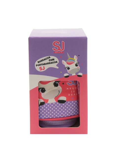 SJGANG KIDS 350ml water bottle + bottle cage pink - Thermal bottles