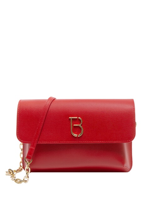 TOSCA BLU BIANCA Leather shoulder bag chain CORAL - Women’s Bags