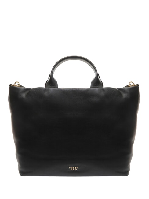 TOSCA BLU BEATRICE Leather bag with handle and shoulder strap Black - Women’s Bags
