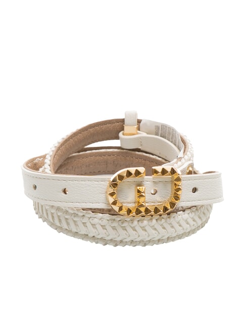 GAUDÌ DELIA Shortenable belt white - Belts