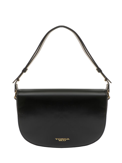 TOSCA BLU KORA Leather bag with flap Black - Women’s Bags