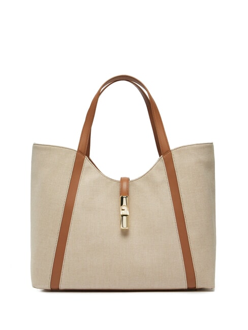 FURLA GOCCIA  Shoulder bag natural+brandy - Women’s Bags