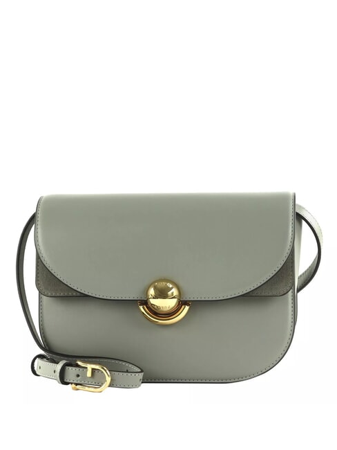 FURLA SFERA Leather bag with shoulder flap agaveb - Women’s Bags