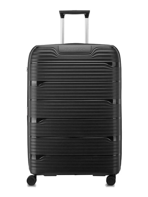 DELSEY SECURITECH DUNE Set of 3 trolleys: cabin, medium, large, exp Black - Rigid Trolley Cases