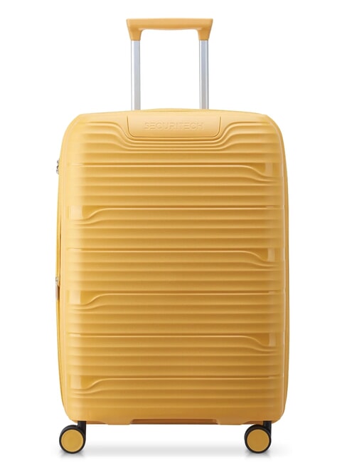 DELSEY SECURITECH DUNE Medium Expandable Trolley yellow - Rigid Trolley Cases