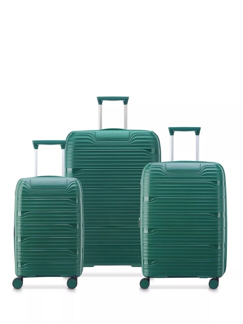 DELSEY SECURITECH DUNE Set of 3 trolleys: cabin, medium, large, exp iguana - Trolley Set