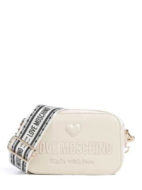 LOVE MOSCHINO MADE WITH LOVE Mini Shoulder Bag ivory - Women’s Bags