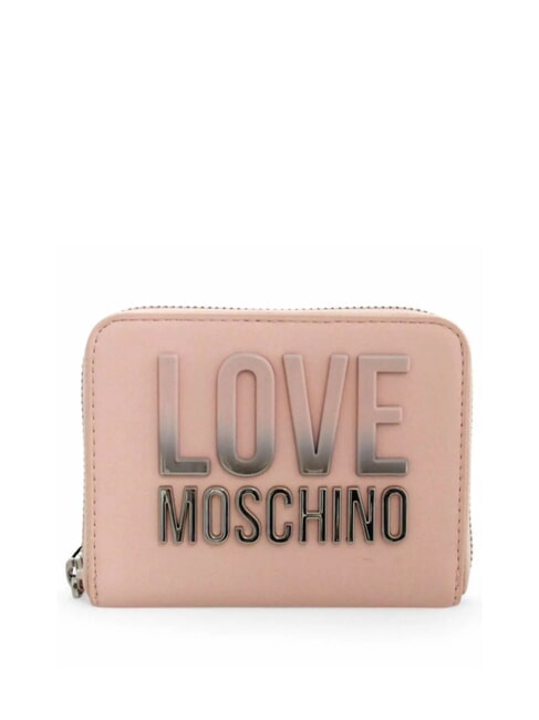 LOVE MOSCHINO ZIP AROUND Wallet face powder - Women’s Wallets
