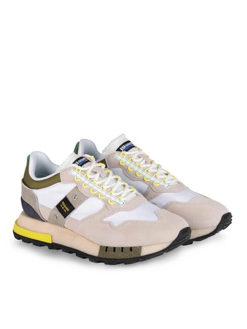 BLAUER HERON Sneakers white/military - Men’s shoes