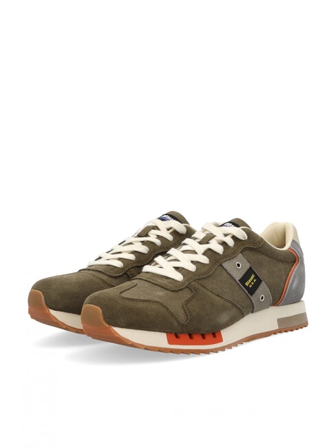 BLAUER QUEENS Running sneakers military/grey - Men’s shoes