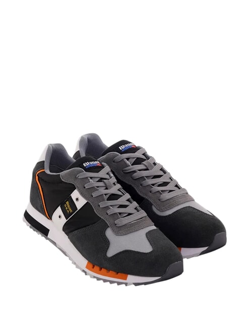 BLAUER QUEENS Running sneakers black/grey - Men’s shoes