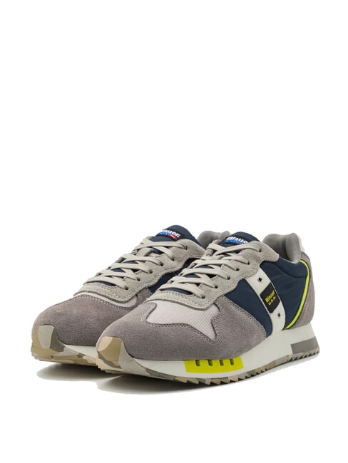 BLAUER QUEENS Running sneakers navy/grey - Men’s shoes