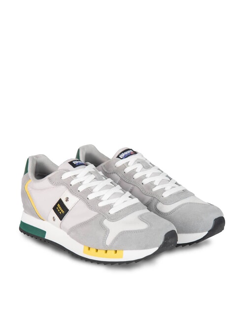 BLAUER QUEENS Running sneakers white/green - Men’s shoes