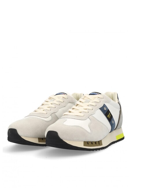 BLAUER QUEENS Running sneakers white/taupe - Men’s shoes