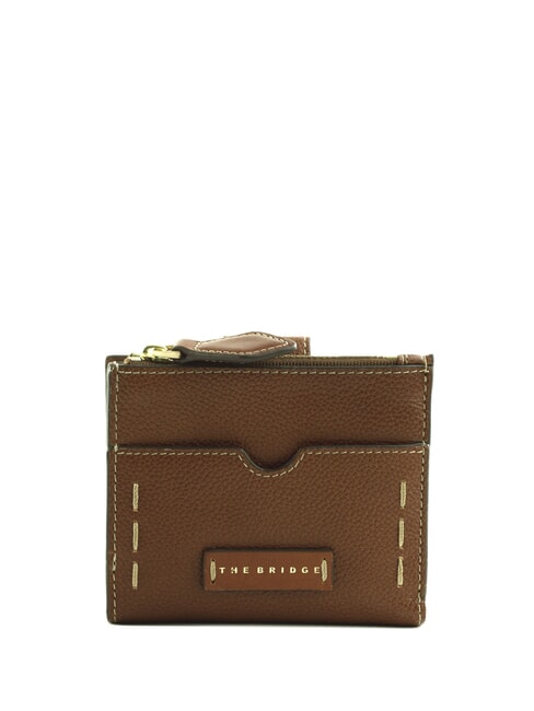 THE BRIDGE GEMMA  Flat leather wallet BROWN - Women’s Wallets