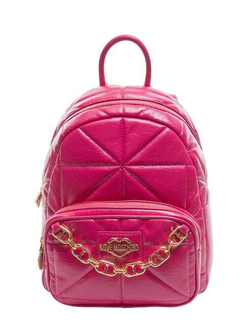 LOVE MOSCHINO GOLD CHAIN Backpack magenta - Women’s Bags