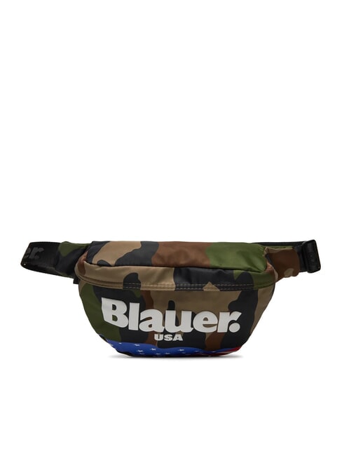BLAUER AMERICAN Logo print pouch camouflage - Hip pouches