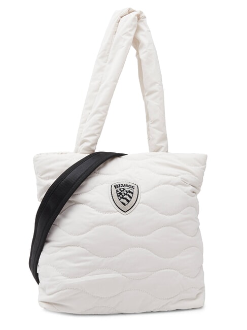 BLAUER RUG Quilted shoulder bag white - Women’s Bags
