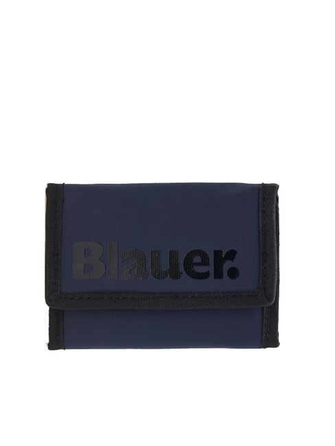 BLAUER SPLASH St logo fabric wallet BLUE - Men’s Wallets