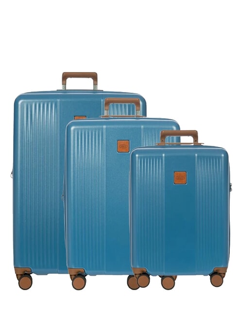 BRIC’S FERRARA Set of 3 trolleys: cabin, medium and large expandable denim - Trolley Set