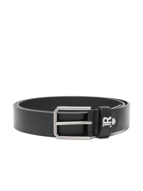 JOHN RICHMOND JR Leather belt, shortenable black - Belts