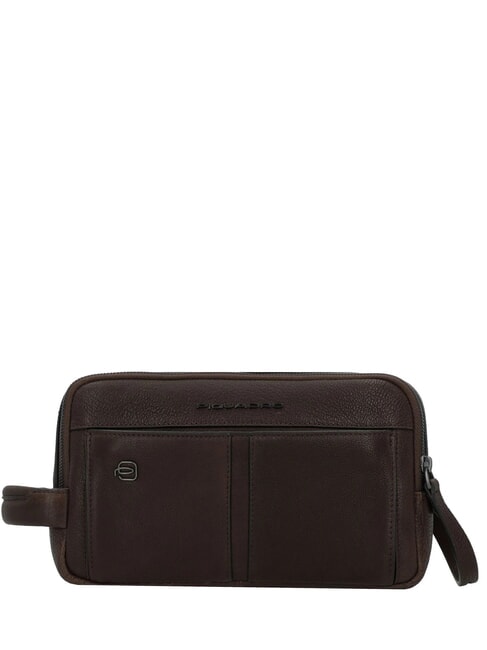 PIQUADRO HEDLEY Leather Beauty Case MORO - Beauty Case
