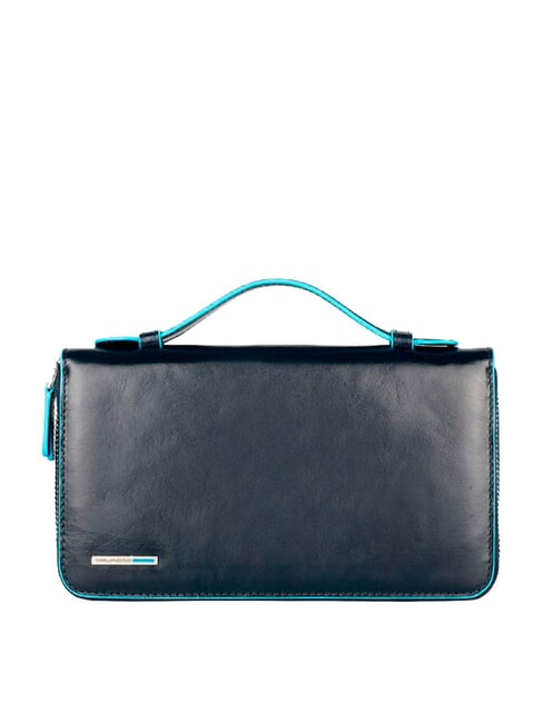PIQUADRO BLUE SQUARE Leather document holder blue - Men’s Wallets