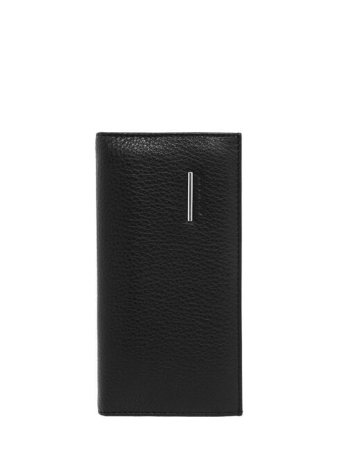 PIQUADRO MODUS  Vertical leather wallet Black - Men’s Wallets