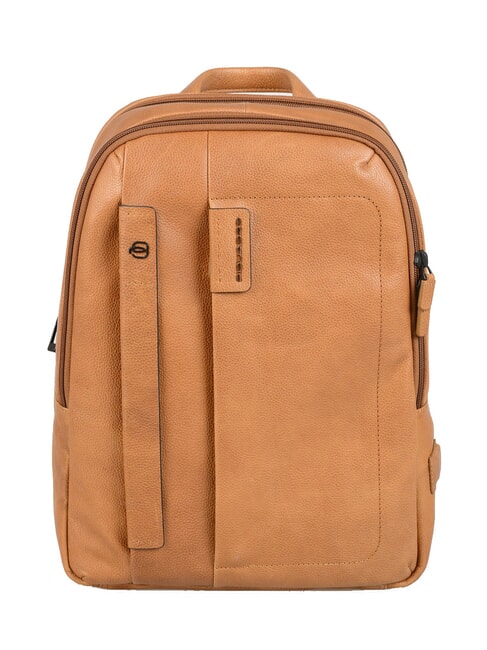 PIQUADRO backpack P15, PC port 14 " LEATHER - Laptop backpacks