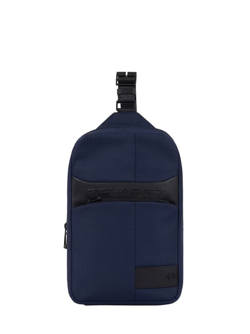 PIQUADRO WOLLEN One shoulder backpack blue - Laptop backpacks
