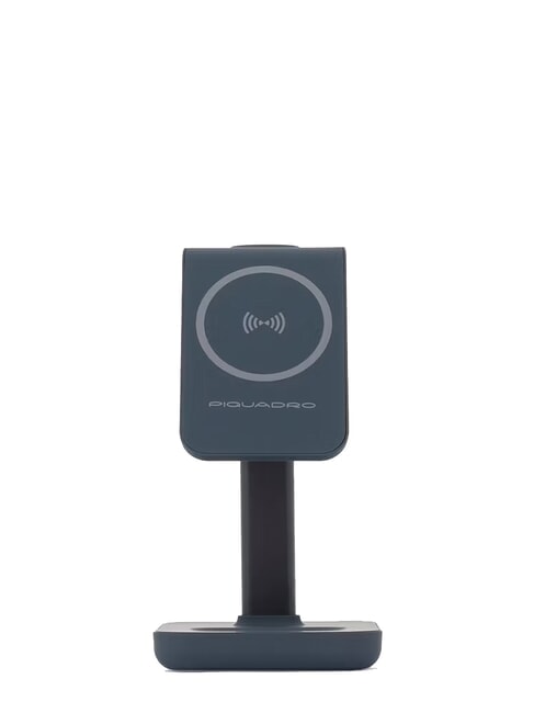 PIQUADRO BAGMOTIC  Wireless charging base GREY - Tablet holder& Organizer