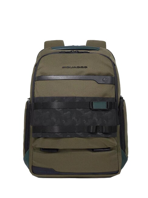 PIQUADRO FX  15.6" laptop backpack GREEN - Laptop backpacks