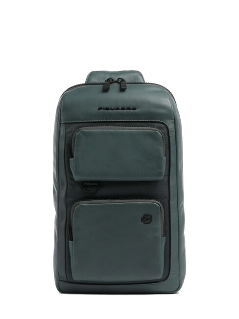 PIQUADRO LIKO Backpack / Tablet Sling Bag GREEN - Laptop backpacks