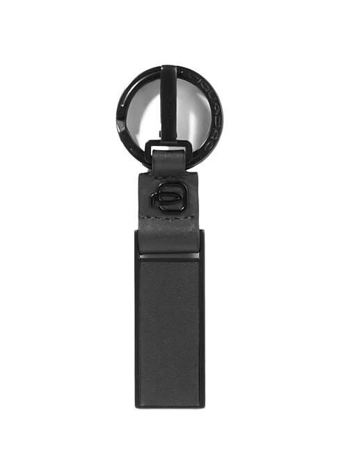PIQUADRO FXP  Leather Keychain Black - Key holders