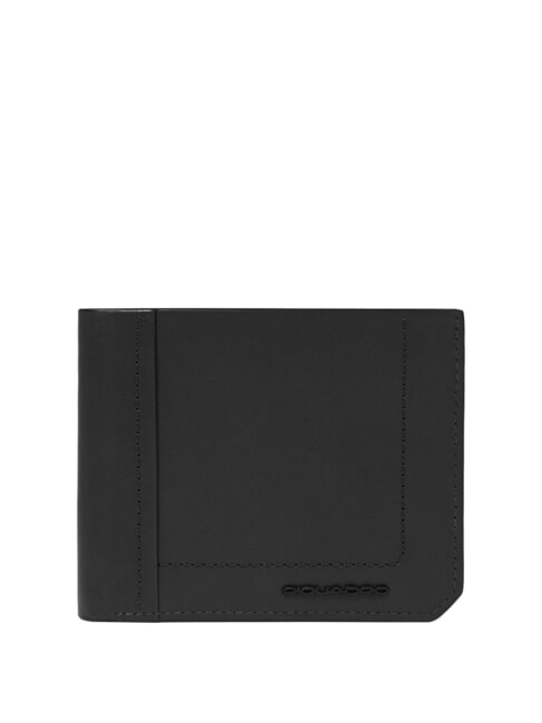 PIQUADRO LIKO Leather wallet Black - Men’s Wallets