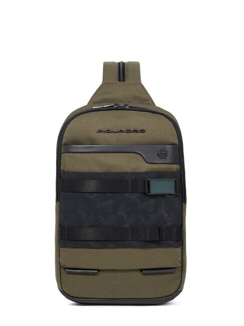PIQUADRO FX Single shoulder backpack portability GREEN - Laptop backpacks