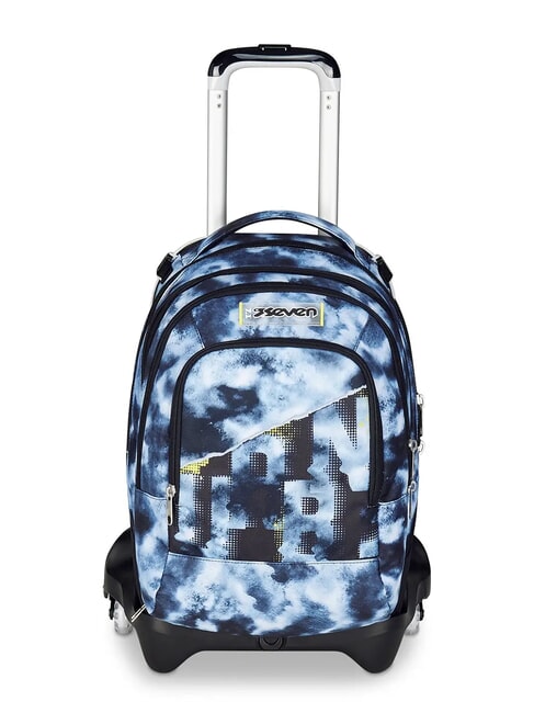 SEVEN SHADY DYE BOY JACK 3WD Trolley 2 Detachable Backpacks, 3 wheels mystic gray - Backpack trolleys