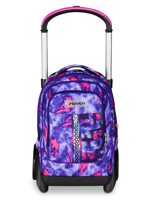 SEVEN SHADY DYE GIRL PLUG Detachable Backpack Trolley, 2 wheels violet - Backpack trolleys